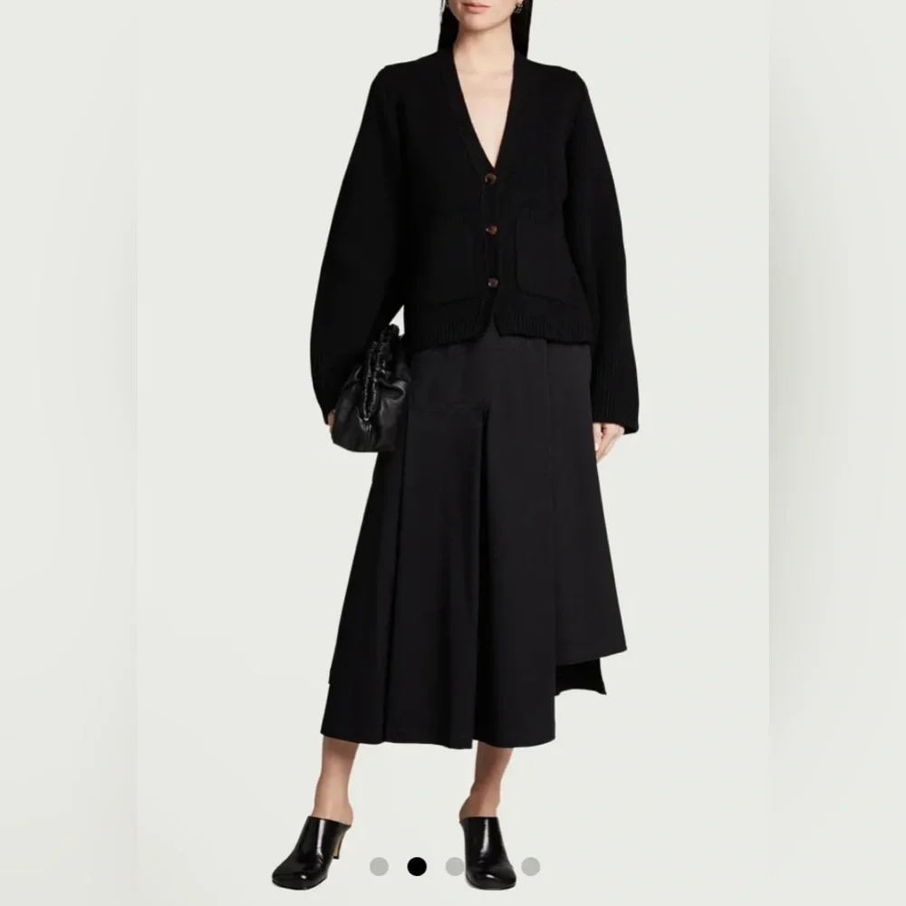 Khaite Scarlet Cashmere Cardigan (Size M, Black) - Picture 2 of 7